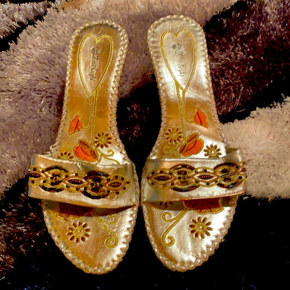 First Sight Beaded Embroidery Designed Heels